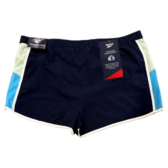 Women’s Shorts Size XL Reebok  Racer Heritage Maritime Blue Active Shorts NWT - Picture 5 of 9